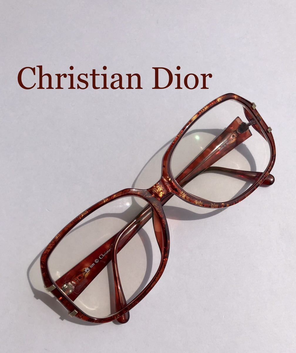 送料無料 Christian Dior クリスチャン ディオール CD メガネ メガネ