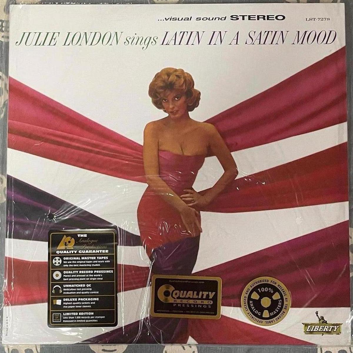 ♪美品♪Julie London - Julie London Sings Latin In A Satin Mood/再生2回/音飛びなし/高音質盤/45回転/200g重量盤/Analogue Productions