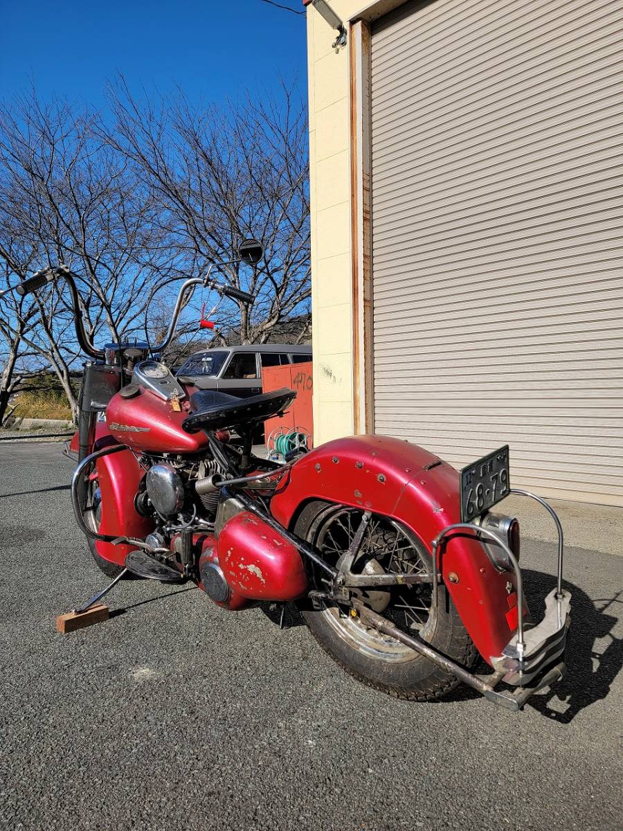 1958年式 昭和33年 陸王 RT2 チョッパー ボバー サイドバルブ