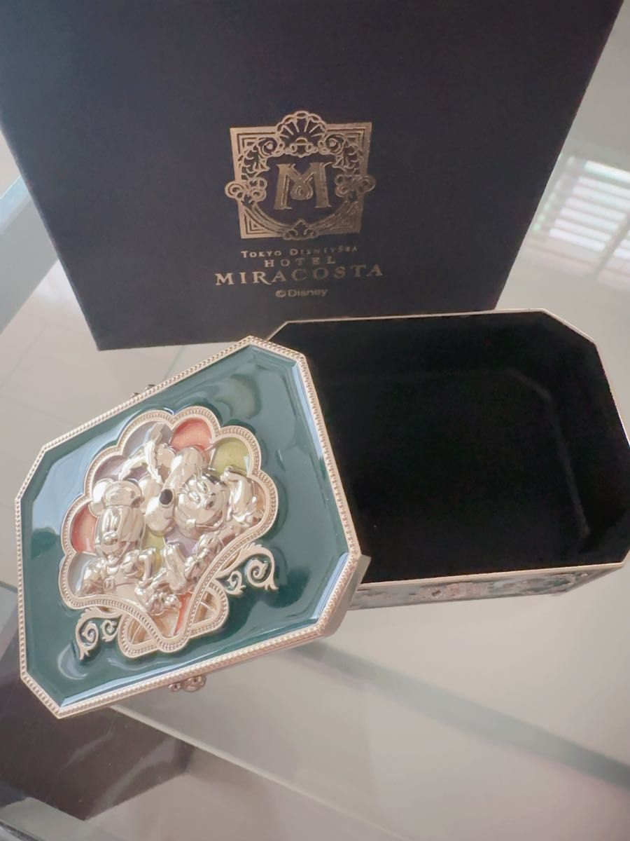 ディズニー ホテル ミラコスタ記念品 ジュエリーボックス 記念日 ディズニー ホテル ミラコスタ記念品 ジュエリーボックス 記念日