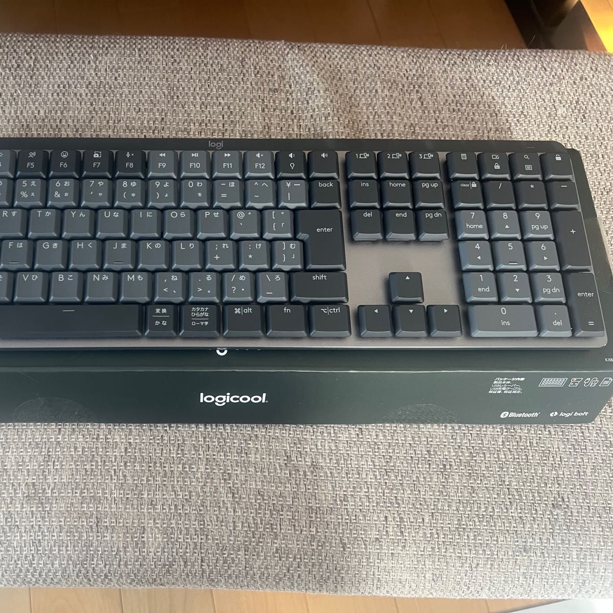 ロジクール Logicool メカニカルキーボード ゲーミングキーボード ワイヤレスキーボード茶軸　MX MECHANICAL