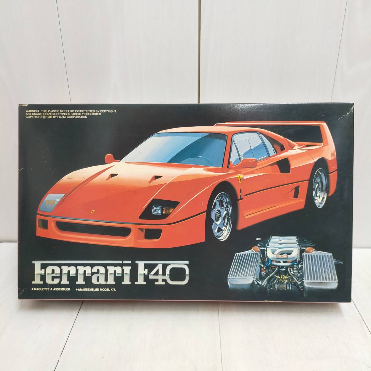 未組立 FUJIMI Ferrari F40 1/24 スケール 12001 フジミ 未組立 FUJIMI Ferrari F40 1/24 スケール 12001 フジミ