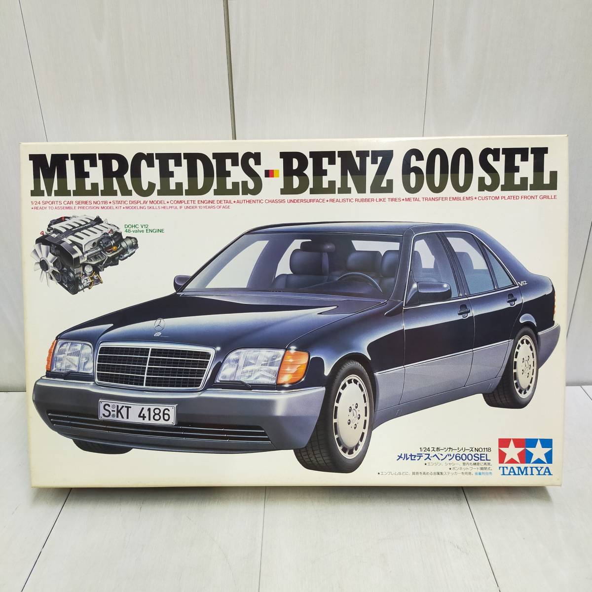 未組立 TAMIYA ベンツ 600SEL 1/24 スケール 24118 タミヤ 未組立 TAMIYA ベンツ 600SEL 1/24 スケール 24118 タミヤ