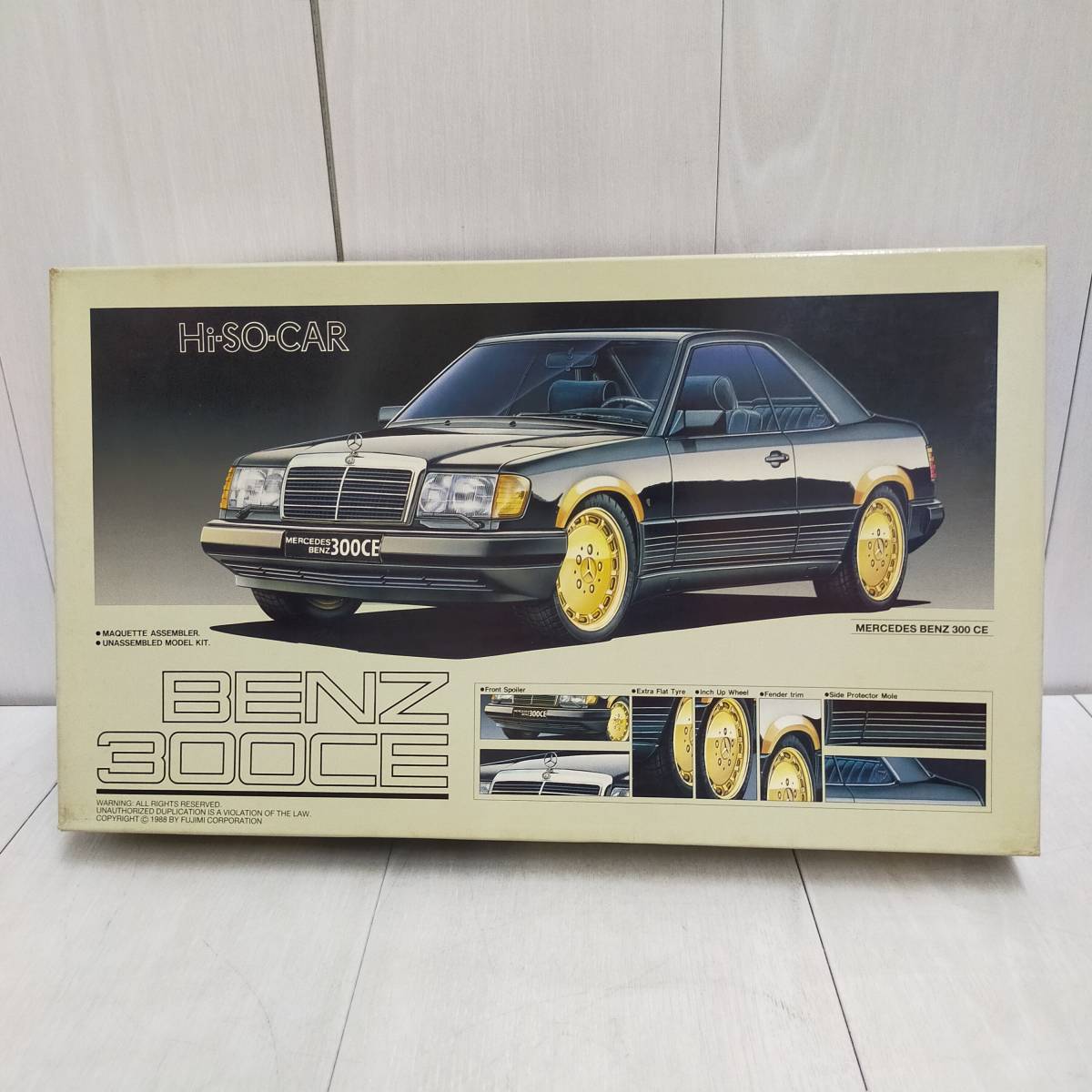 未組立 FUJIMI BENZ 300CE 1/24 スケール 05104 フジミ 未組立 FUJIMI BENZ 300CE 1/24 スケール 05104 フジミ