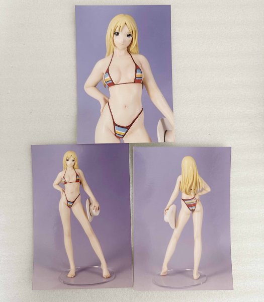  not yet constructed *krusima factory Holiday swimsuit . charcoal Chan series garage kit 1/8 No.210.. galet ki resin cast kit rare rare 