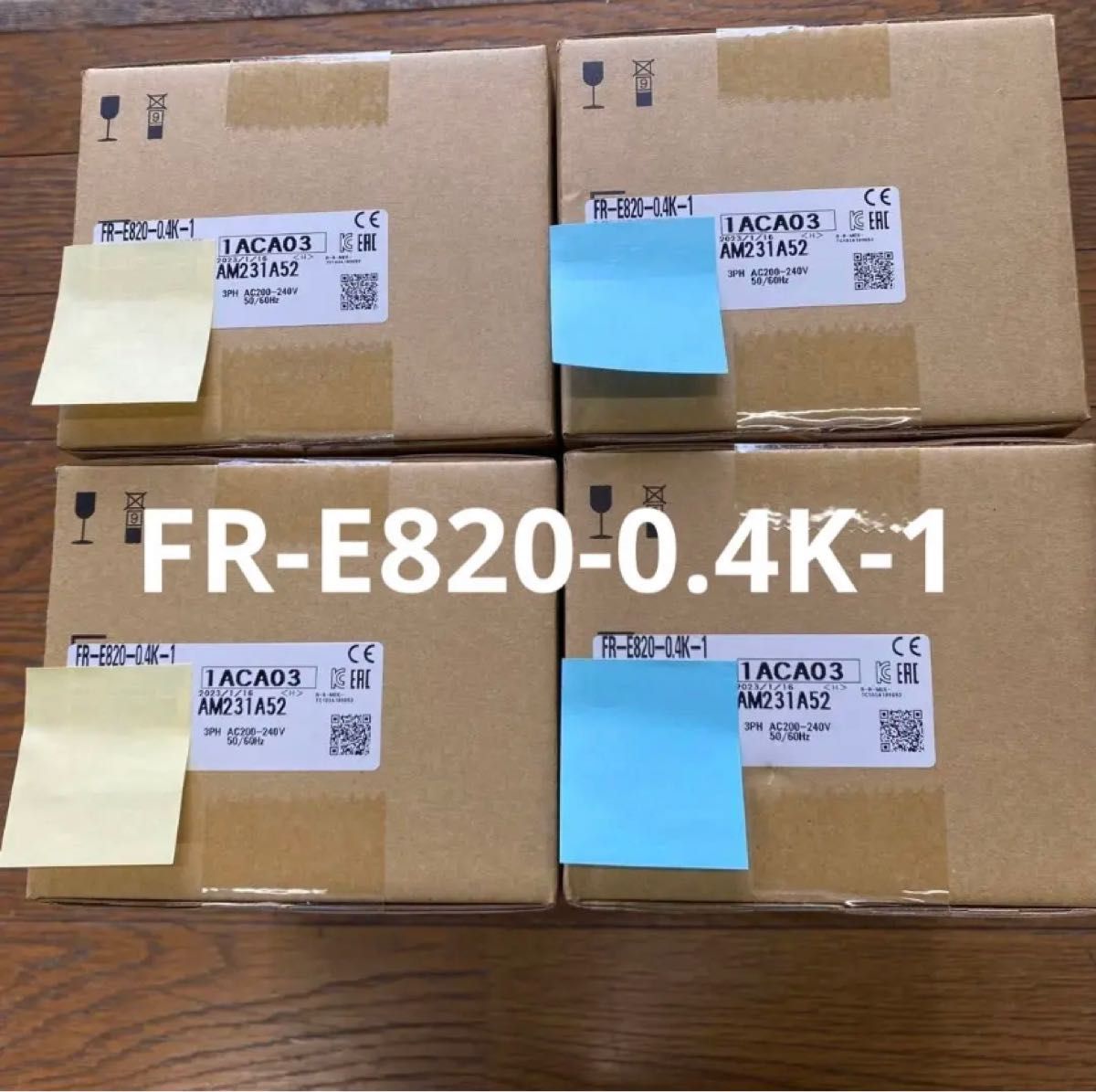 三菱電機 FR-E820-0 4K-1 インバータ 4台｜PayPayフリマ