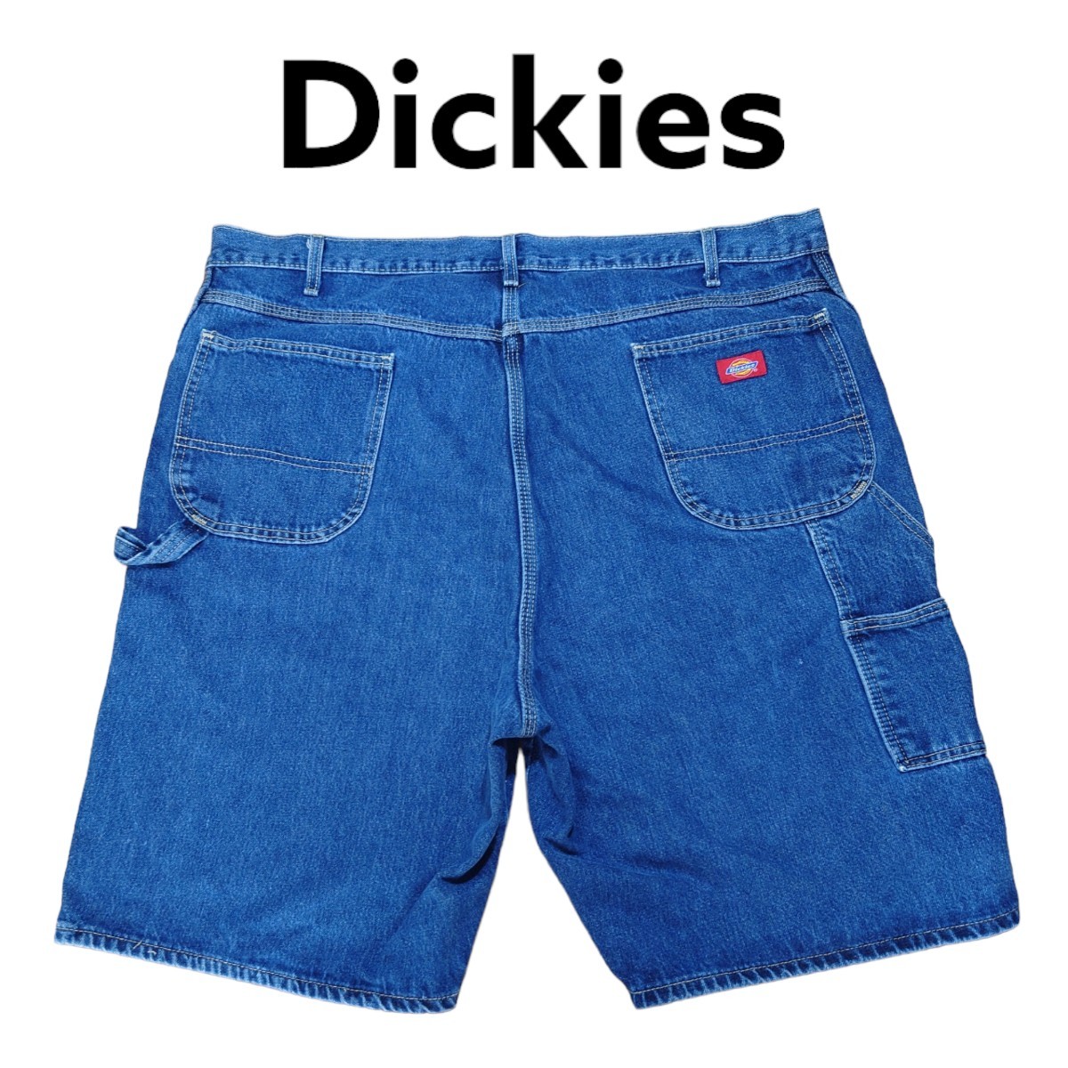 Dickies 超ビッグサイズ デニムショートパンツ 古着 ディッキーズ 44