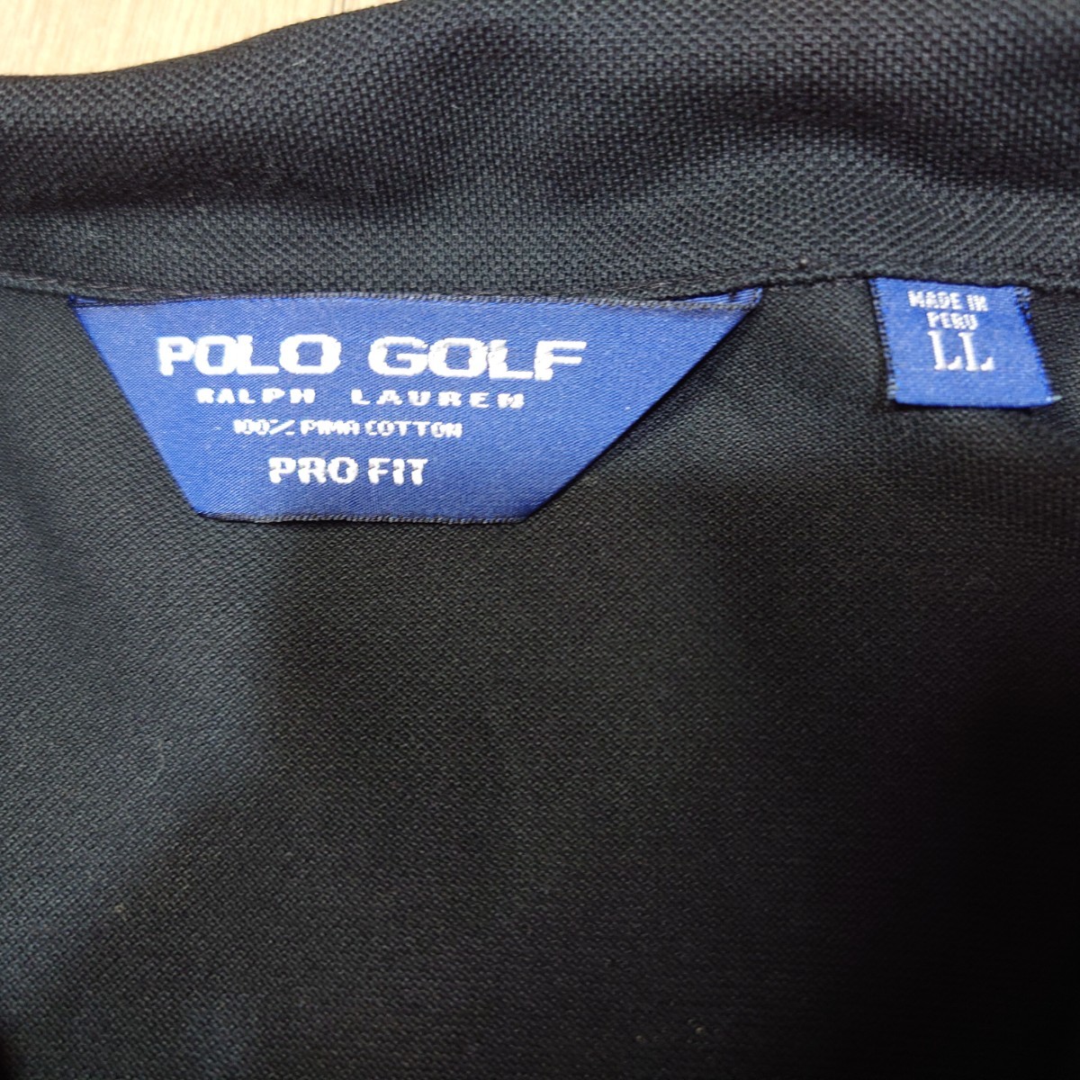 90s POLO GOLF ハーフジップ ポロシャツ 古着 ポロゴルフ ラルフローレン