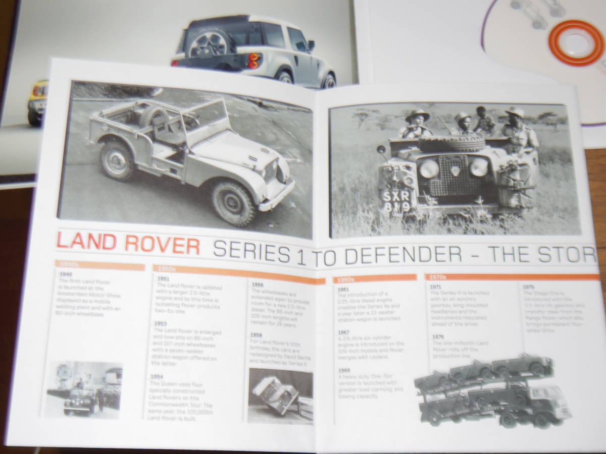  rare article * Frankfurt motor show * media for * Land Rover DC100&DC100 sport Press kit CD rom attached TT