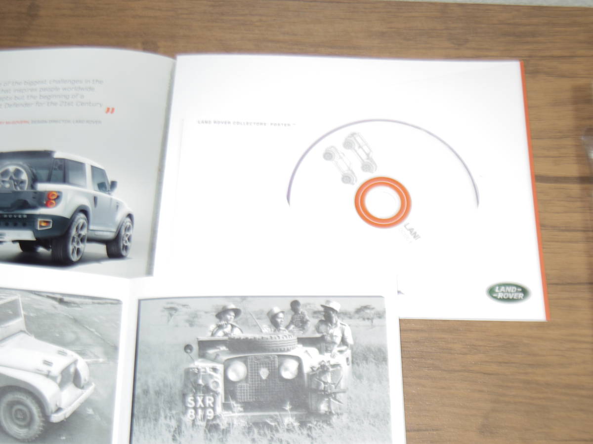  rare article * Frankfurt motor show * media for * Land Rover DC100&DC100 sport Press kit CD rom attached TT