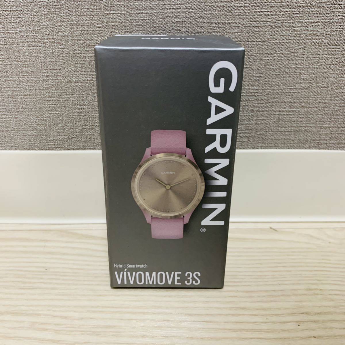 品質満点 Garmin(ガーミン) vivomove 3S 針付きハイブリッドスマートウォッチ Sサイズ フル充電で4日間稼働/Suica スマートウォッチ本体