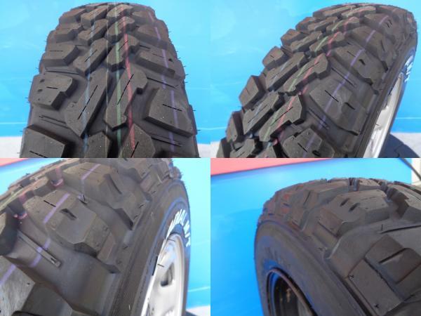 岡崎 NV350 キャラバン 新品 夏タイヤ 4本 ナンカン M/T FT-9 195/80R15 107/105N + Daytona's デイトナ 黒 15×6J ET45 6H139.7_画像6