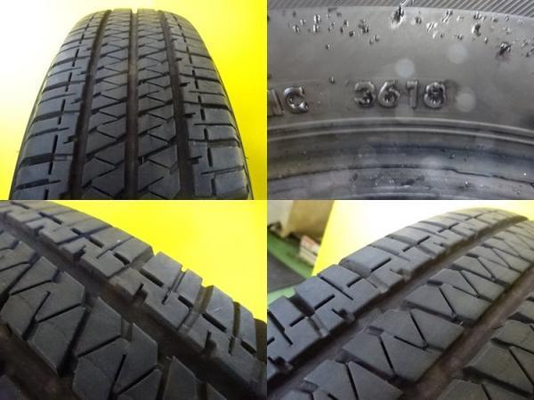 【中古】ブリヂストン デューラーH/T684 2 195/80R15 96S 2018年製 4本セット！エスクード ジムニーシエラなどの画像5