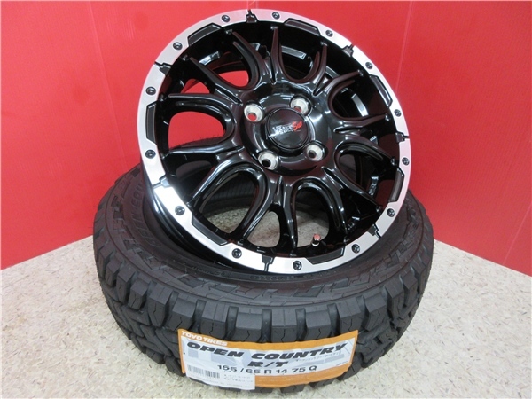 4本SET ヴェネス VENES SUV M7 トーヨー オープンカントリーR/T 155/65R14インチ デイズルークス EKスペース クロス ワゴンRスマイル_画像1