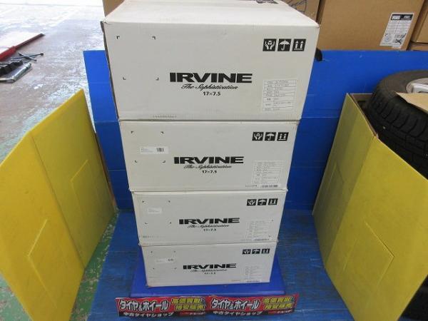 送料無料 1台限定 WEDS IRVINE F01 7.5J-17 +27 5H 112 カラー Hyper-silverハイパーシルバー 商品コード IR-77527R/6_画像6