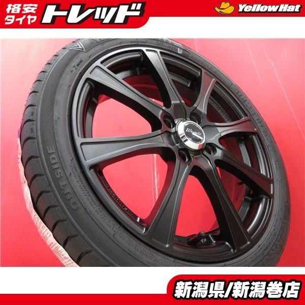 送料無料 4本 新品 ウィンラン R330 165/50R16 タイヤ ワーウィック ホイール セット 夏 23年製 5J +45 4H 100 N-BOX デイズ ルークス 新潟_画像1