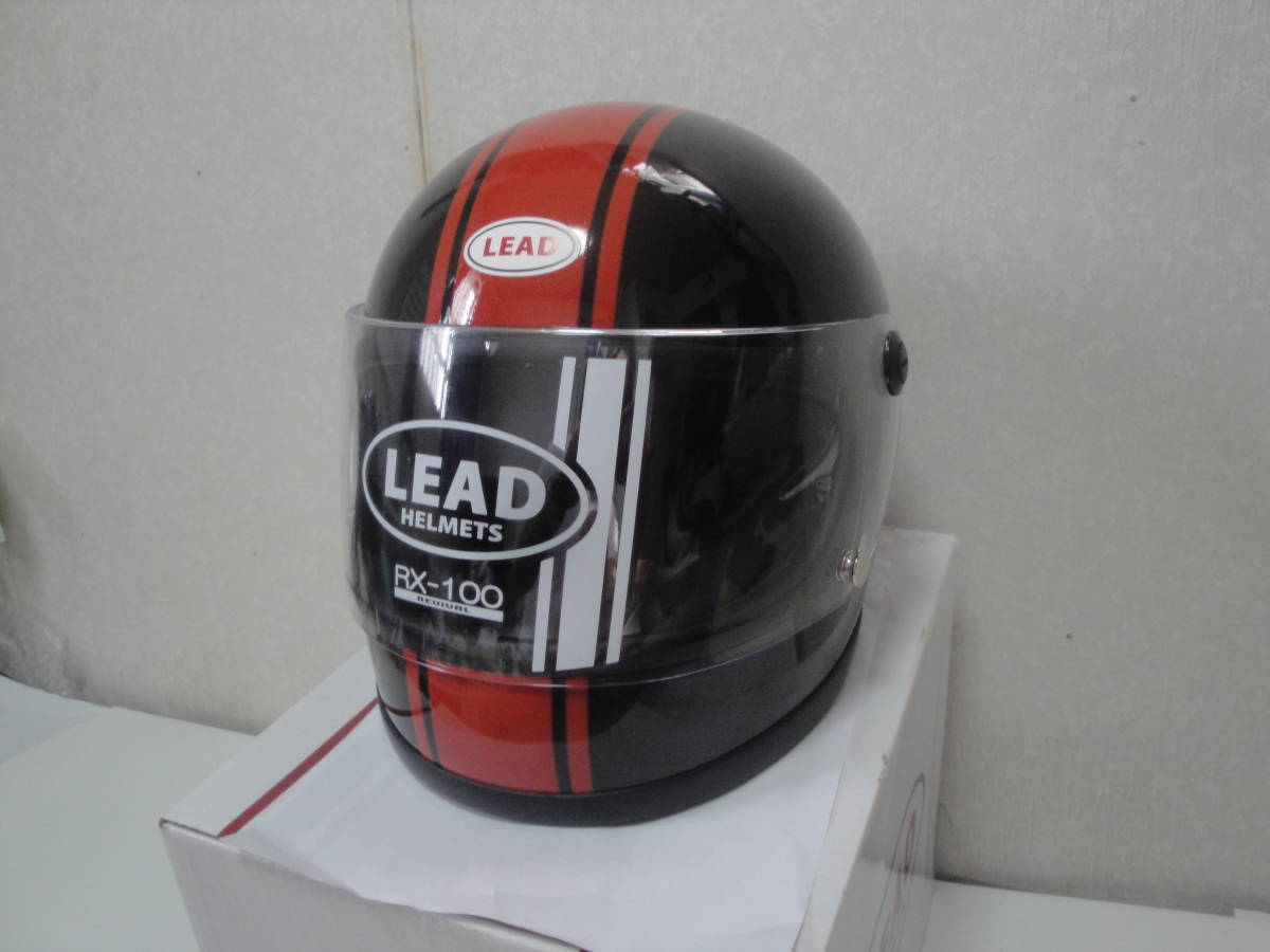 希少 新品 未使用品 LEAD リード工業 火の玉カラー ヘルメット 200個