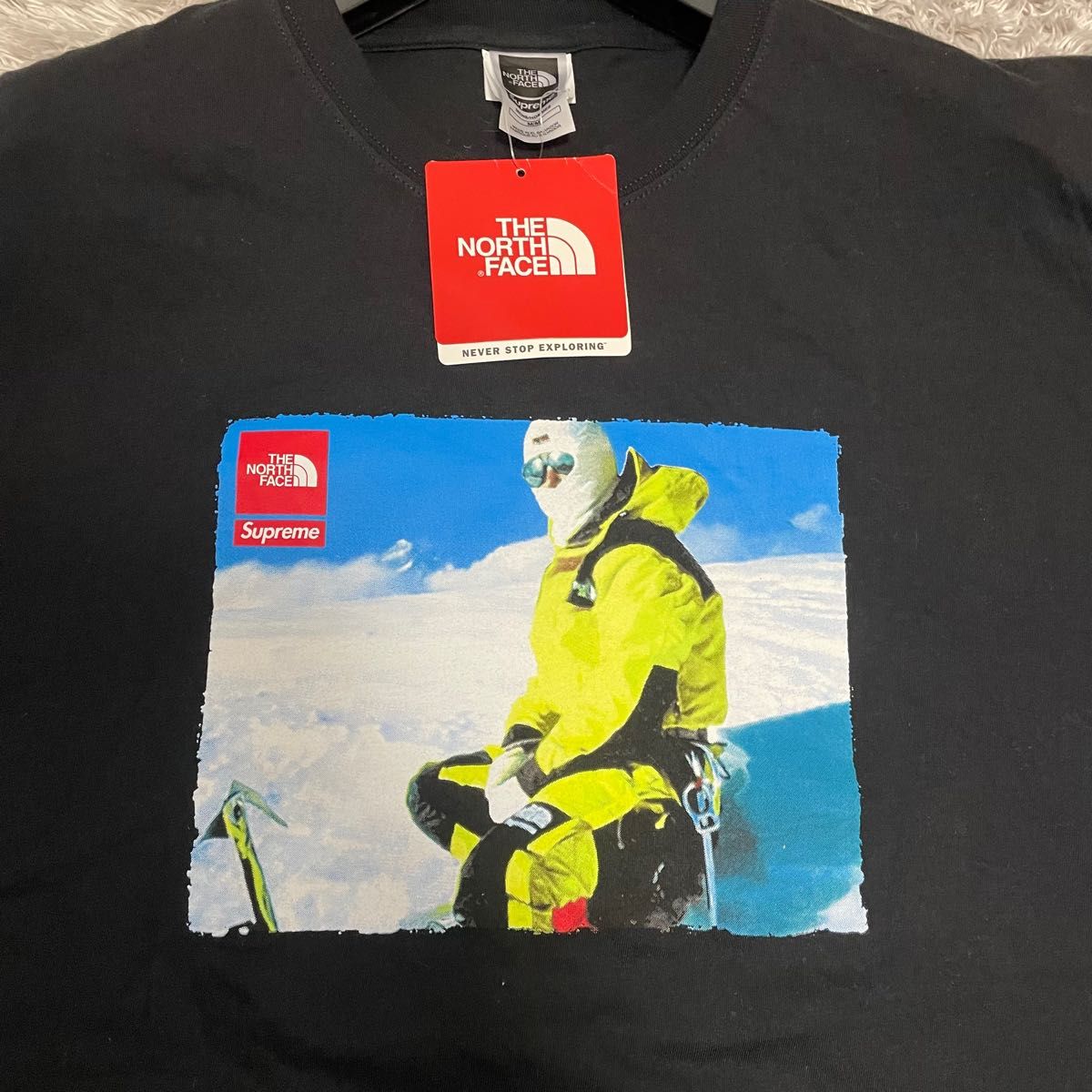 新品 タグ付き 限定コラボ シュプリーム ノースフェイス ビッグプリント 即完売 Supreme THE NORTH FACE