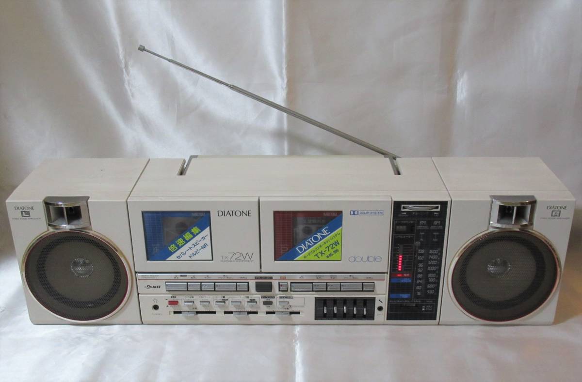 DIATONE / ダイヤトーン TX-72W FM/AMステレオラジオカセット DIATONE / ダイヤトーン TX-72W FM/AMステレオラジオカセット