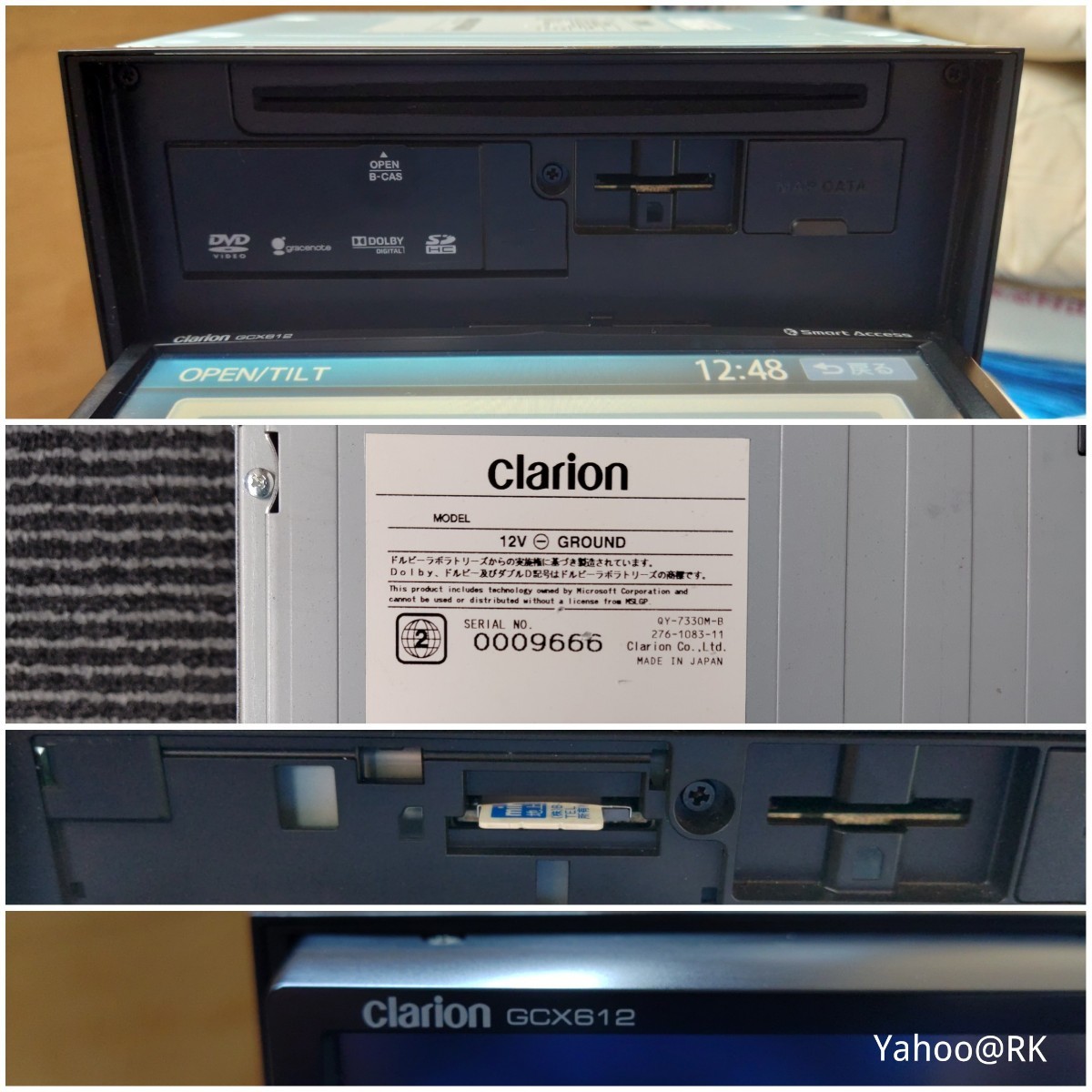 三菱 純正ナビ GCX612 Clarion NX612 同等品 DVD再生 テレビ 三菱 純正ナビ GCX612 Clarion NX612 同等品 DVD再生 テレビ