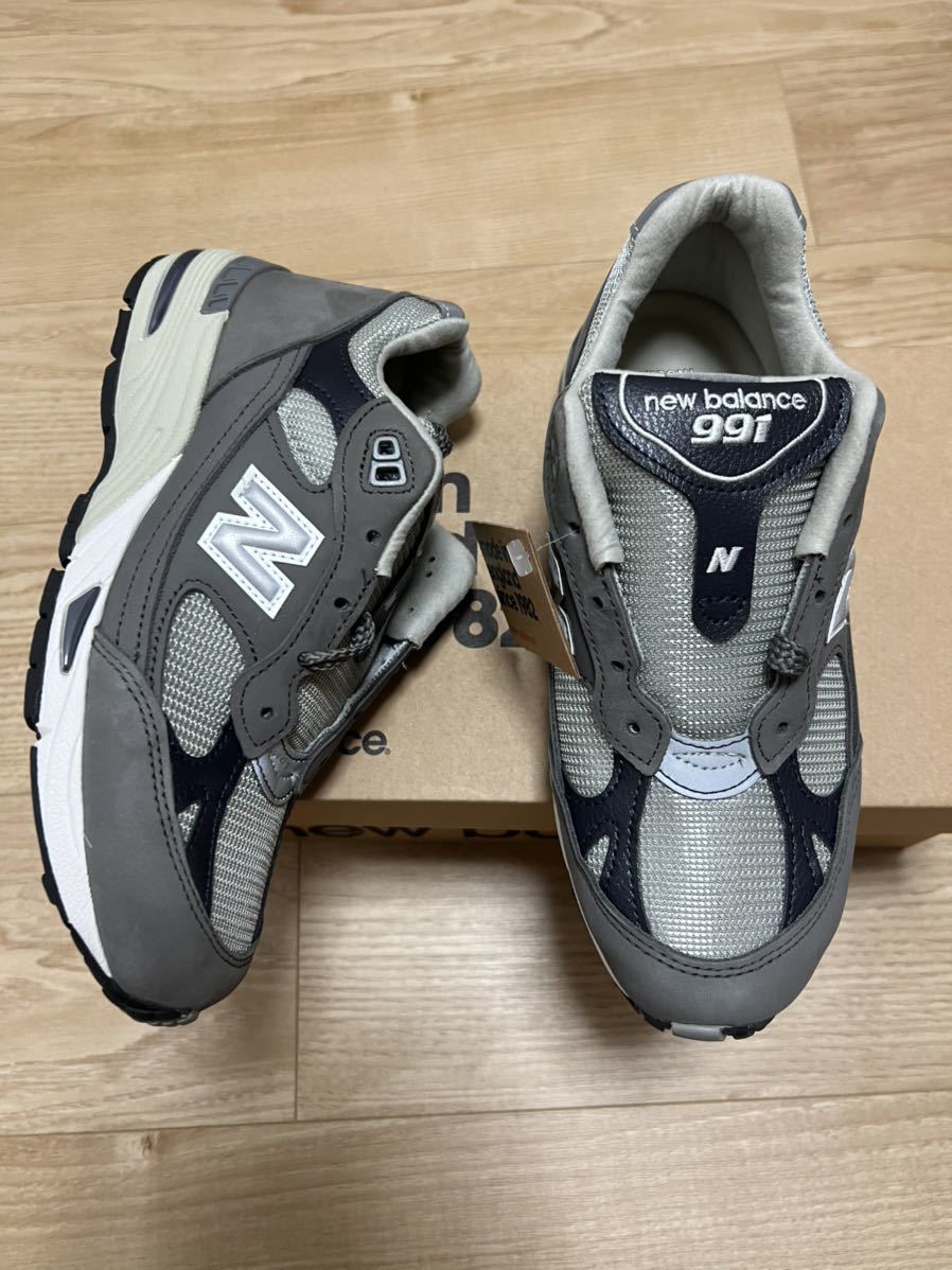 新品 メイドインUK 英国製 991 レザー スニーカー 定番 New Balance