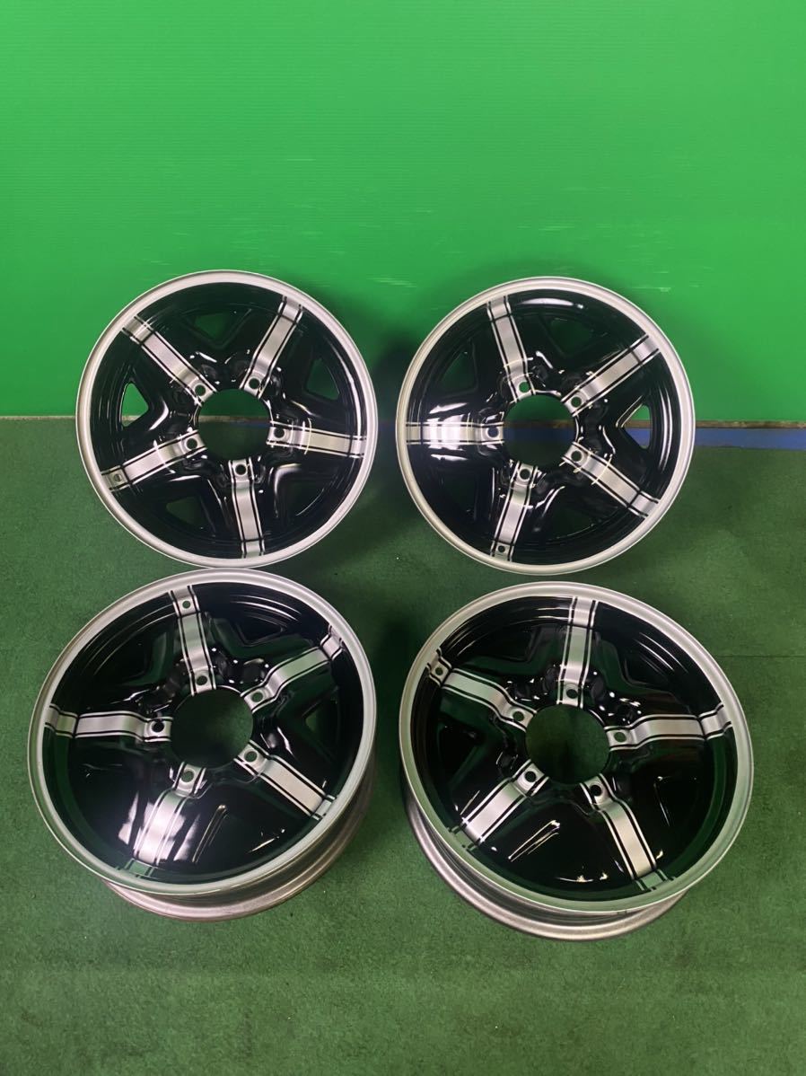 スズキジムニー 純正鉄ホイール 16x5J +22 PCD : 139.7 カスタマイズ