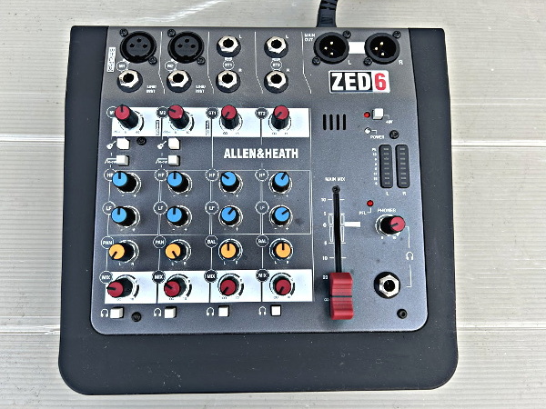 状態良好 ALLEN&HEATH アレンアンドヒース ZED-6 アナログミキサー