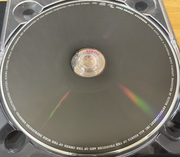 ◎スガシカオ 2枚Set ① 4FLUSHER (8cmCD付)② Sugarless(初回3方背Sleeve) ※SAMPLE CD【KITTY UMCK-1002/ 1055】00/10/25, 02/12/04発売_画像6