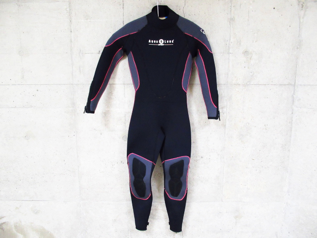 AQUALUNG アクアラング SPORT スポーツ ウエットスーツ レディース 着丈約117cm 厚さ約4mm ダイビング用品 管理5B0615QW-H3 アクア ウェットトップ レディース