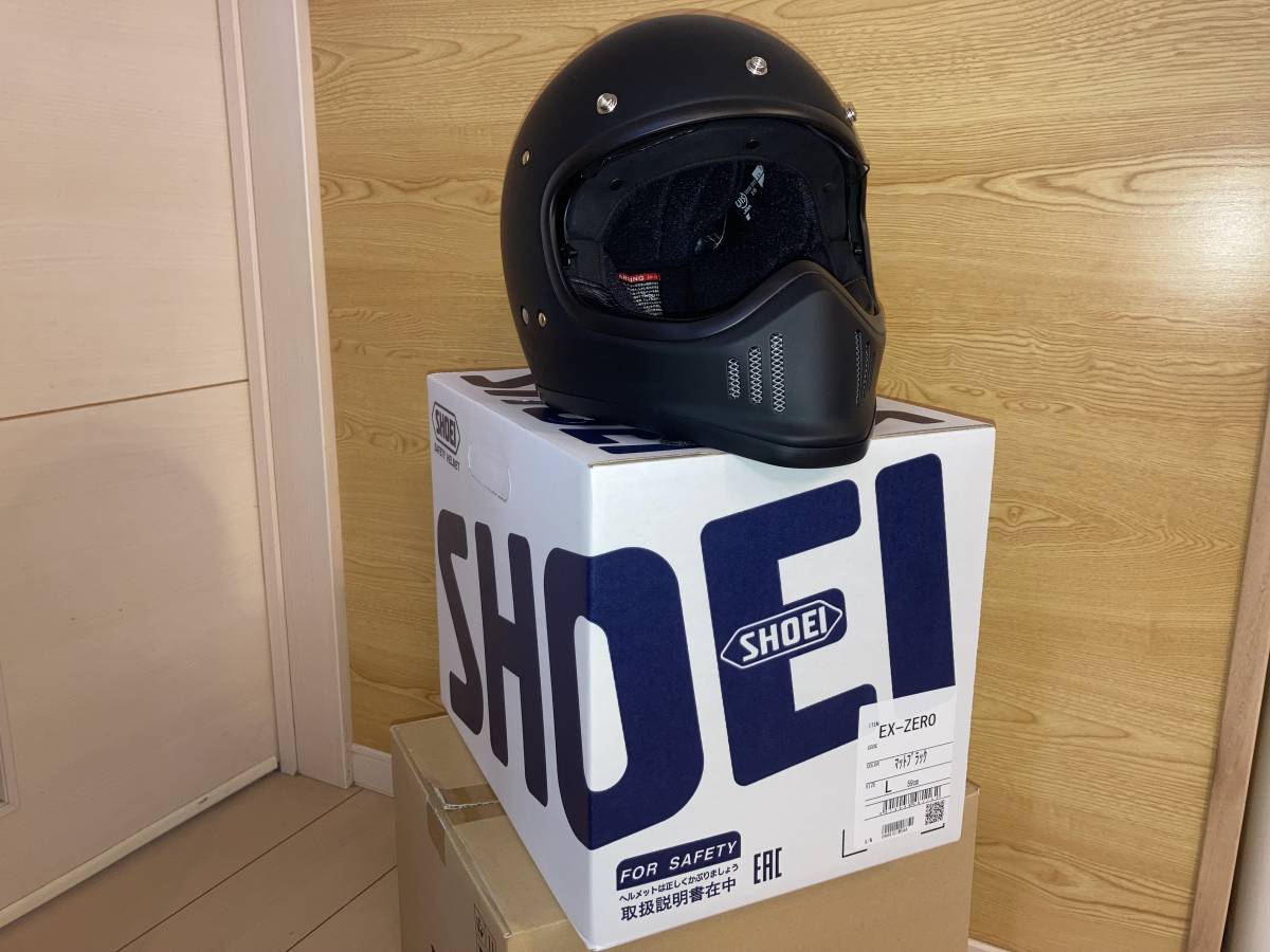 ☆SHOEI EX-ZERO☆Lサイズ マットブラック オプションフル装備