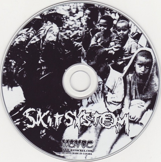 ＊中古CD SKITSYSTEM/GRA VARLD/SVARTA TANKAR 1999年作品1st SWEDEN HARDCORE PUNK DISRUPT EXTREME NOISE TERROR DISKONTO SVART SNO_画像3