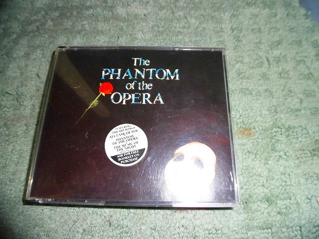 Y142　2枚組CD オペラ座の怪人 1987年版 UK盤 盤うすくきずがありますが聴くのに支障ありません 2枚解説書付 The PHANTOM of the OPERA_画像1