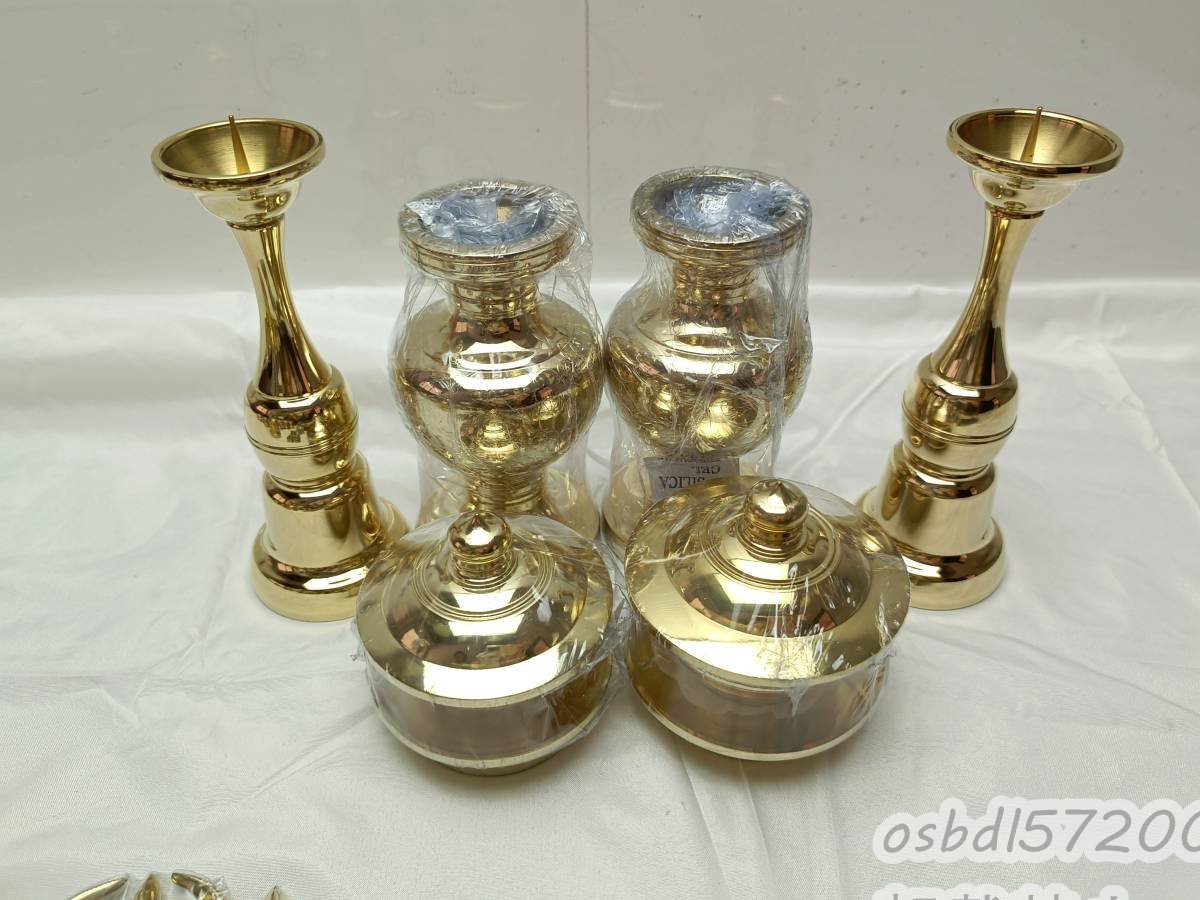 強くお勧め☆仏教法器 真言宗 21点セット 密教 一面器 寺院用 強くお勧め☆仏教法器 真言宗 21点セット 密教 一面器 寺院用