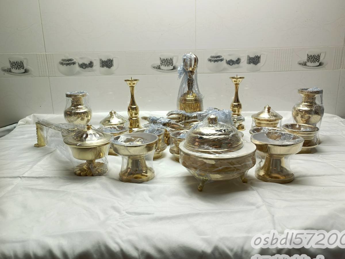 強くお勧め☆仏教法器 真言宗 21点セット 密教 一面器 寺院用 強くお勧め☆仏教法器 真言宗 21点セット 密教 一面器 寺院用