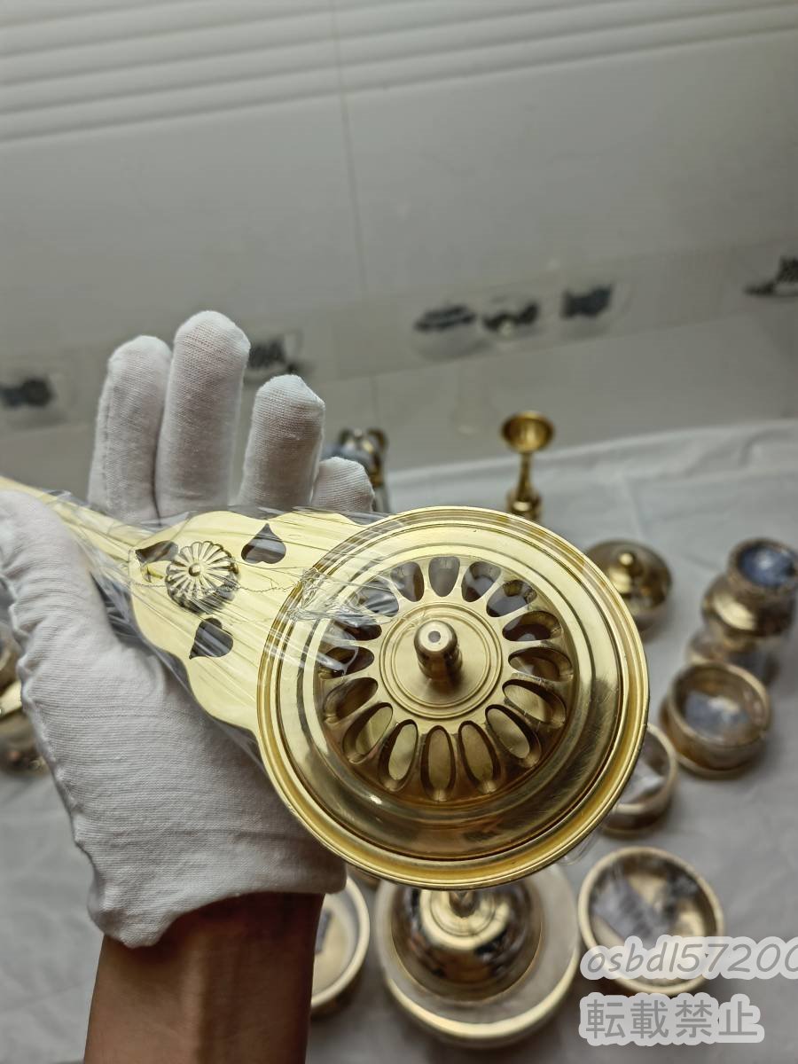 強くお勧め☆仏教法器 真言宗 21点セット 密教 一面器 寺院用 強くお勧め☆仏教法器 真言宗 21点セット 密教 一面器 寺院用
