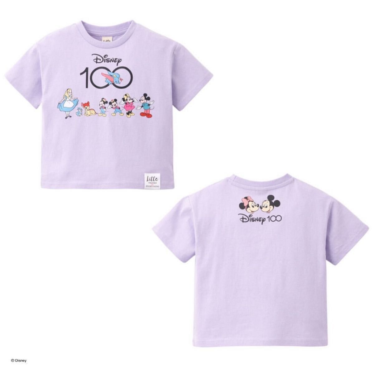 【90】しまむら　ディズニー100周年　Tシャツ　ショートパンツ