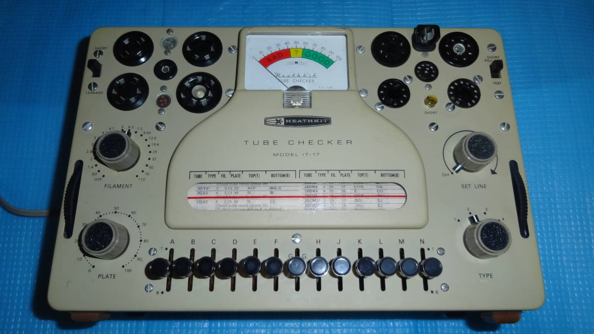 オンラインショップ ☆希少☆HEATHKIT IT-17の真空管試験機です