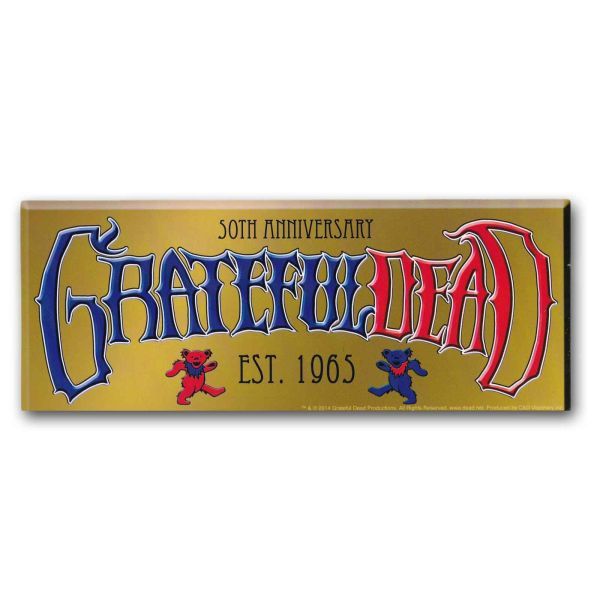 Grateful Dead sticker grate full * dead 50th Anniversary