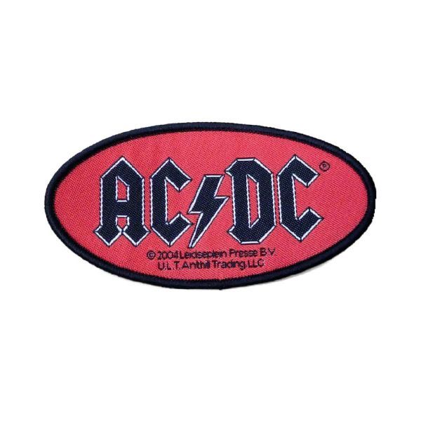 AC/DC パッチ／ワッペン エーシーディーシー Oval Logo