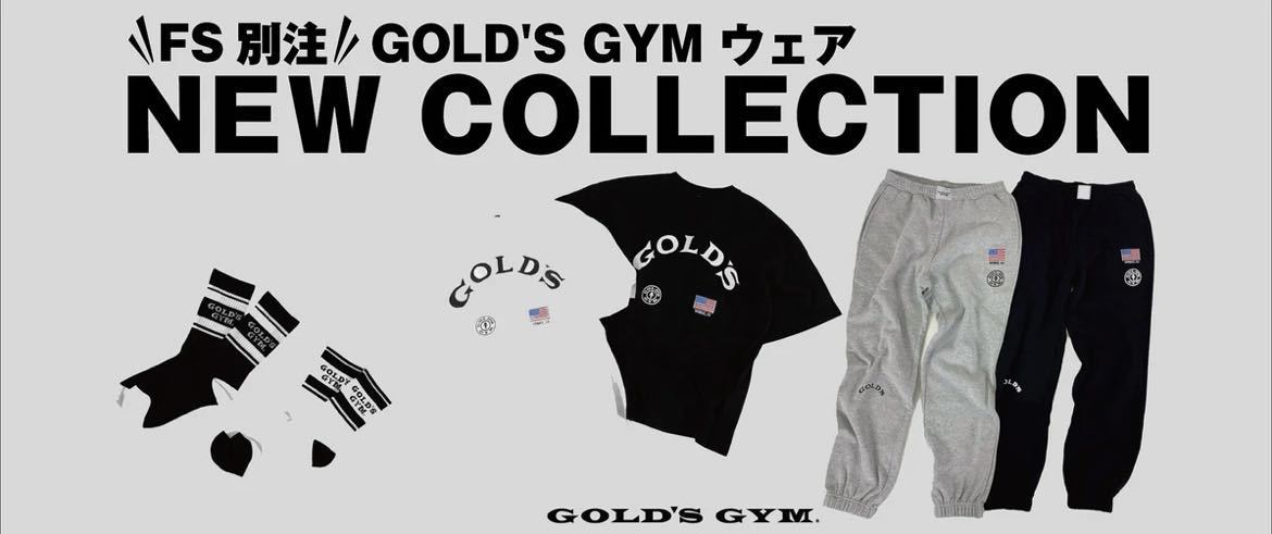 ★ゴールドジム GOLD'SGYM 別注ロングスウェットパンツ Sサイズ ブラック 新品 パーカー Tシャツ トレーナー 即完売品 送料込