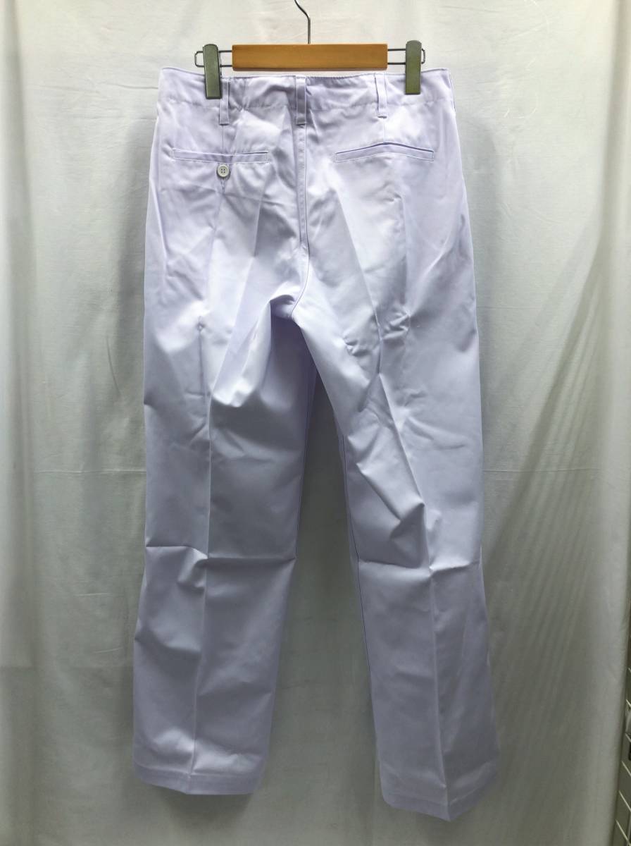 白衣 パンツ サイズ76 ホワイト T-280 2点セット メンズ レディース 看護師 介護士 作業着 調理師 23060702_画像4
