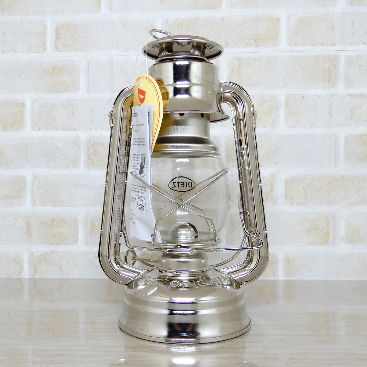 替芯2本付【送料無料】新品 Dietz #76 Original Oil Lantern - Nickel Plated 【日本未発売】◇デイツ ニッケルメッキ ハリケーンランタン