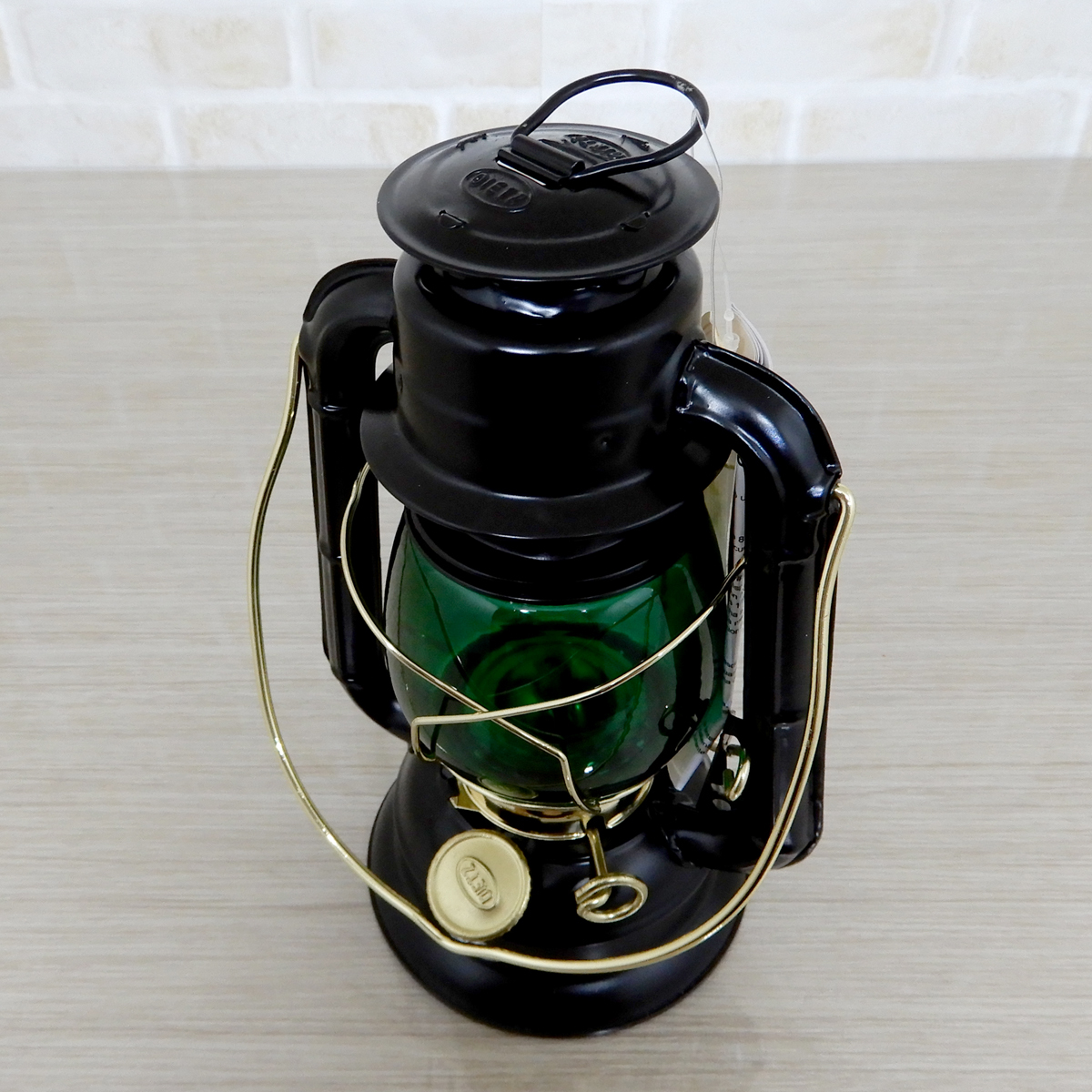 替芯付新品 Dietz #50 Comet Lantern - Black Gold Greenホヤ デイツ