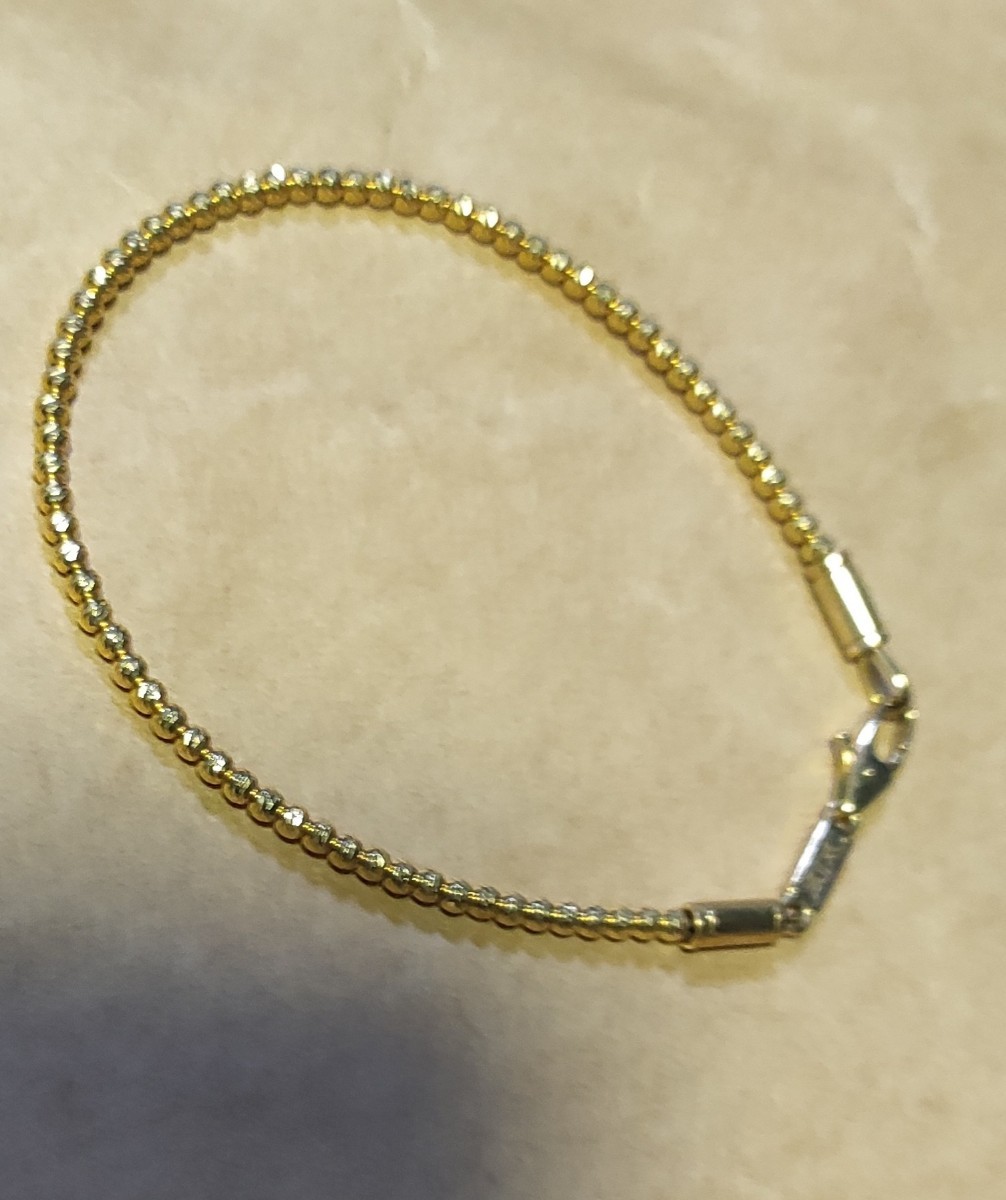 定価20万↑ sjx K18 グリッター ブレスレット 18K エスジェイエックス
