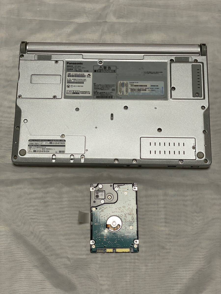 ジャンクノートパソコン本体 Panasonic CF-NX2 CPU Core i5 3320M