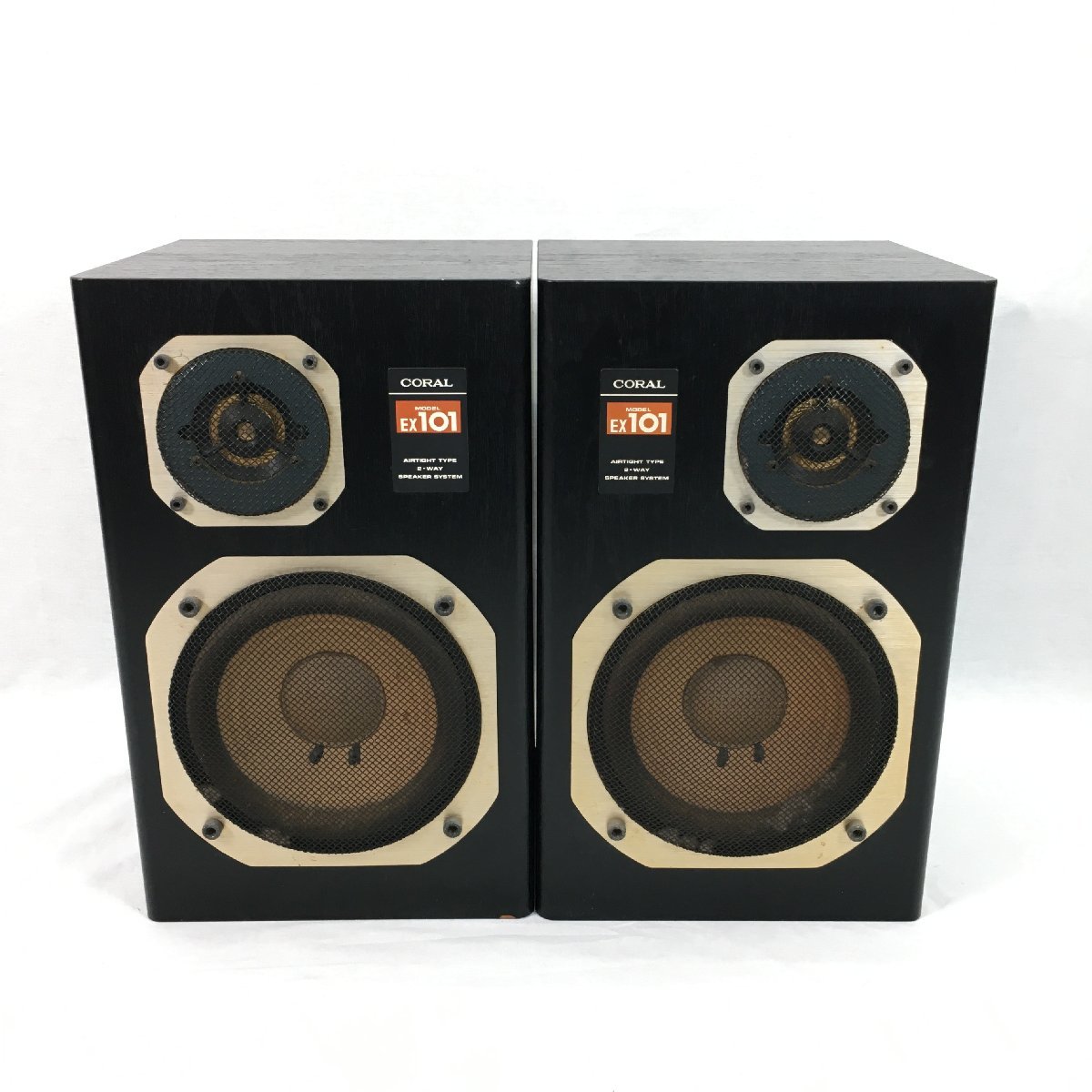 オンラインショップ】 『中古品』CORAL コーラル スピーカーペア EX