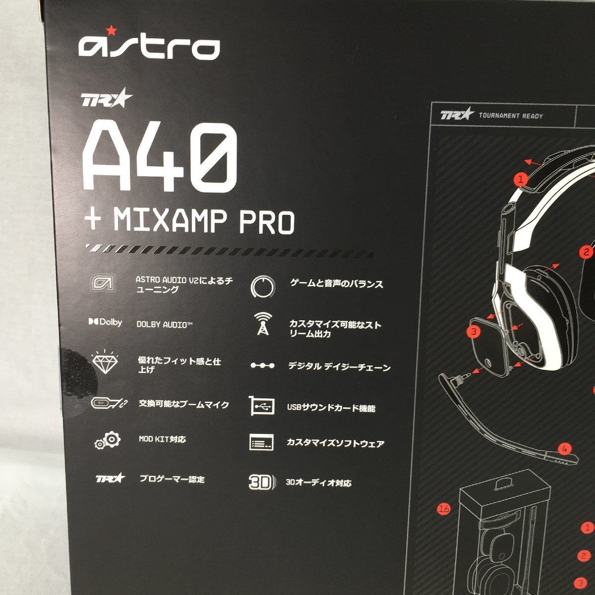新年の贈り物 〇中古品〇Logicool A40TR-MAP-002r ヘッドセット