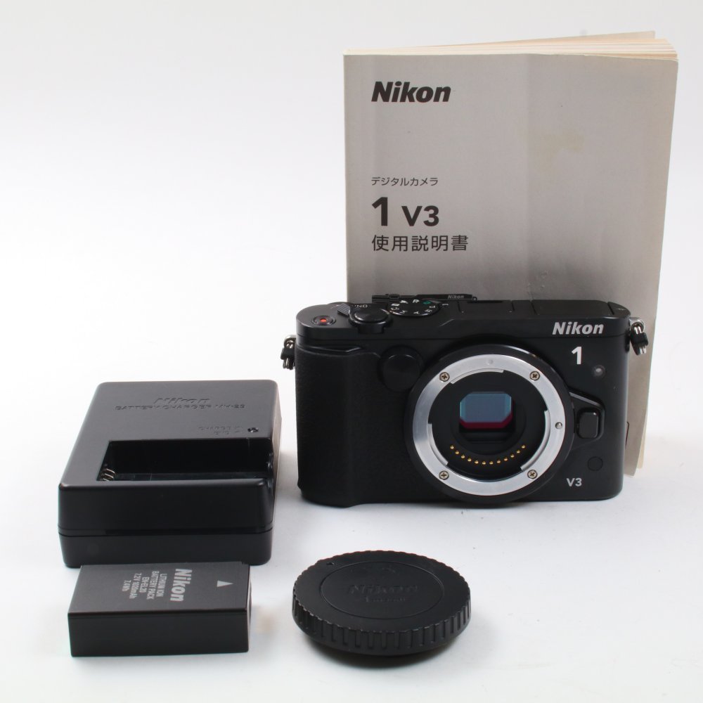 超格安価格 ミラーレス一眼Nikon Nikon 1 N1V3BK ブラック ボディ V3