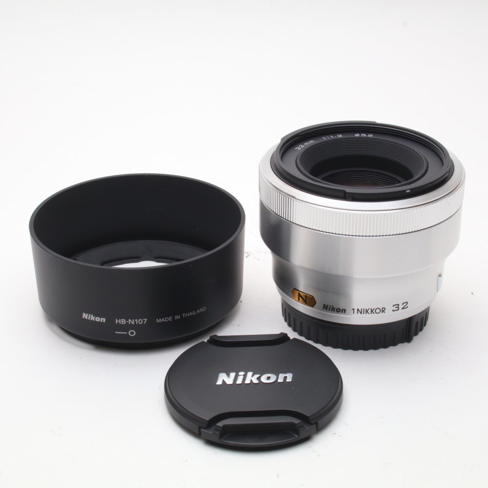 Nikon 単焦点レンズ 1 NIKKOR 32mm f/1.2 シルバー ニコンCX