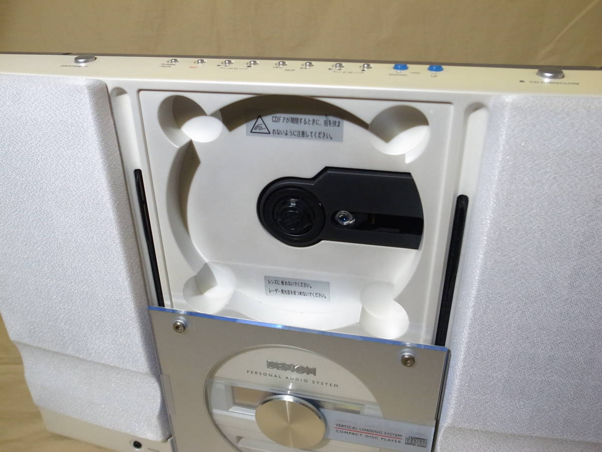 【動作品】DENON ★ D-AJ03 リモコン付 CD/MDシステム ワイドFM MDLP対応 ★_画像7